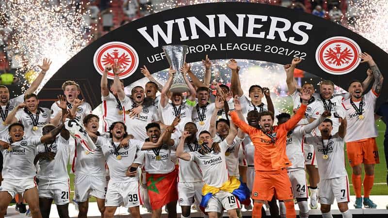 Kết quả C2 mùa 2021 - 2022 diễn ra khốc liệt với Frankfurt vô địch