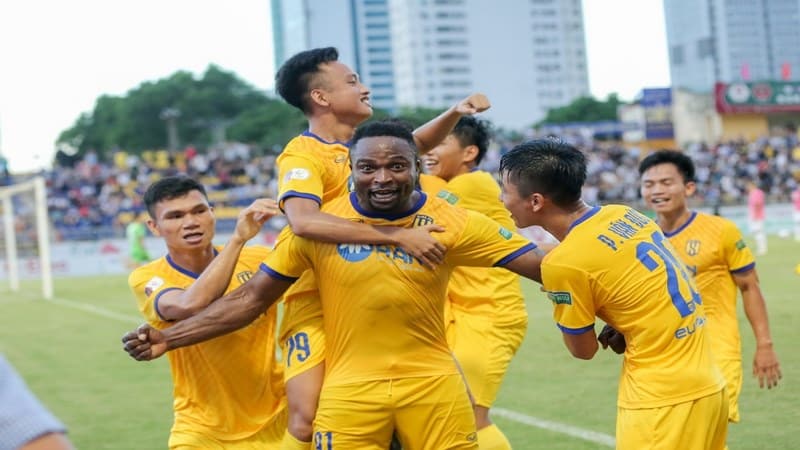 Kết quả V-League 2023 đang nghiêng về CLB Sông Lam Nghệ An 